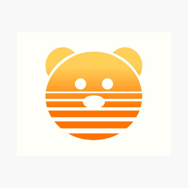 Aperçu de l'œuvre m20 Bear Logo Vapor Fade créée et vendue par Ted Balmer.