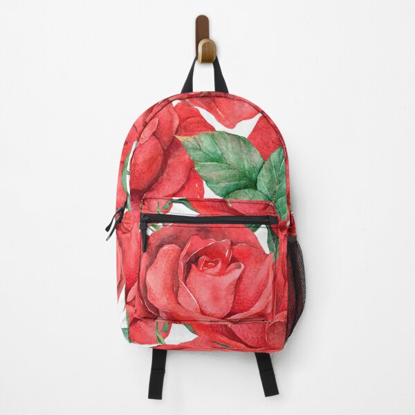 Item preview, Blooming Red Rose Seamless Pattern designed and sold by JoyforU.