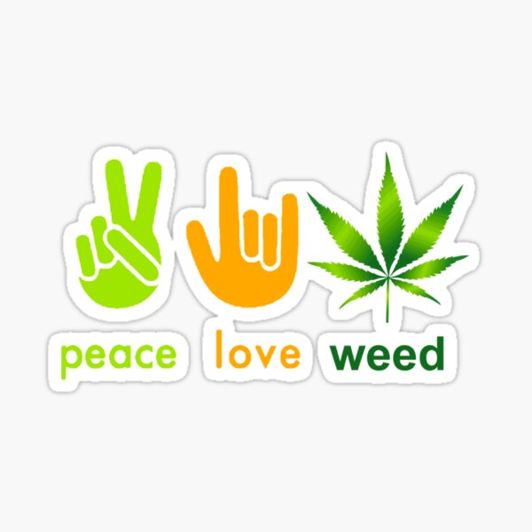 Aperçu de l'œuvre T-shirt Peace Marijuana Cannabis créée et vendue par KimbempeCB.