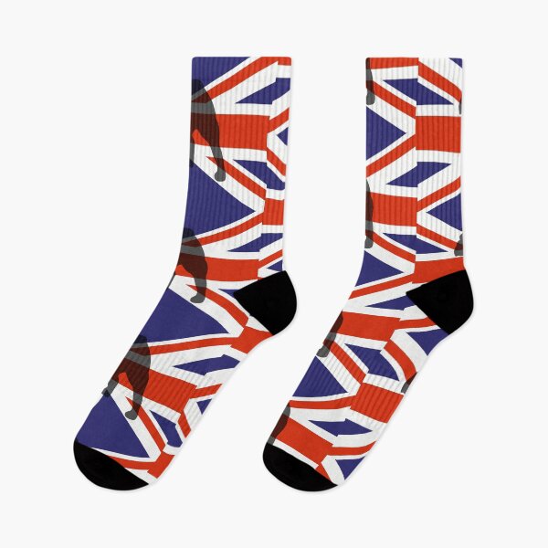 Item preview, Bulldog Silhouette On British Flag designed and sold by retrographics.