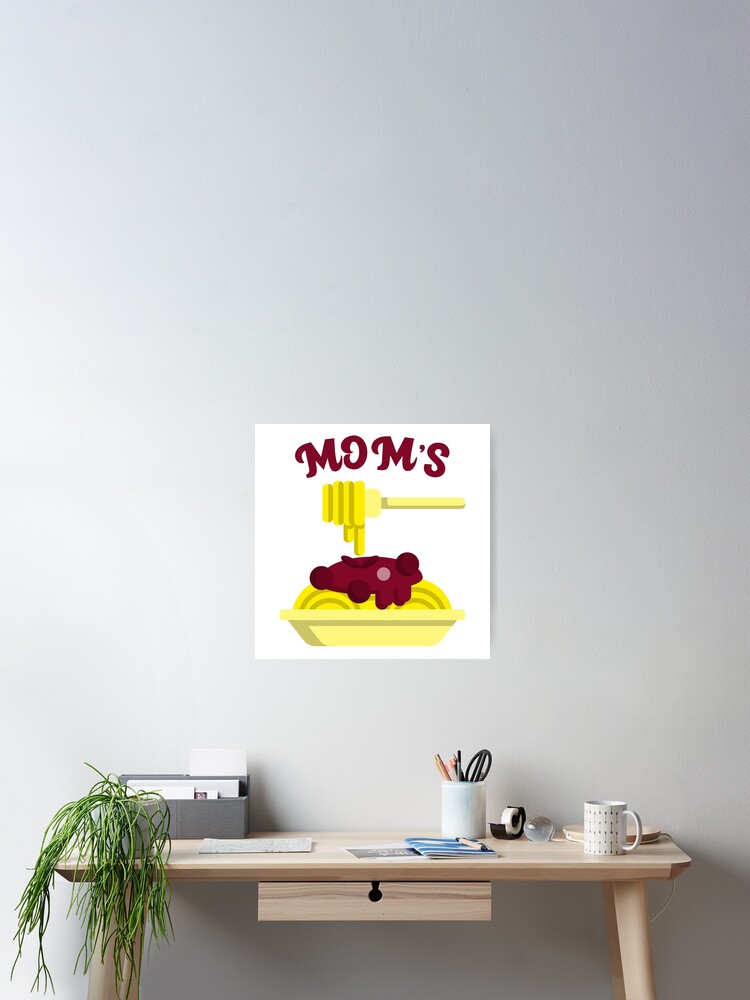Thumbnail 2 of 3, Poster, Mom's Spaghetti designed and sold by Studio-Sy.