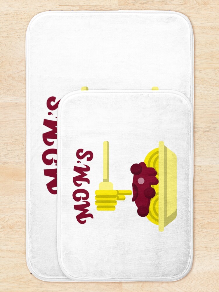 Thumbnail 5 of 6, Bath Mat, Mom's Spaghetti designed and sold by Studio-Sy.