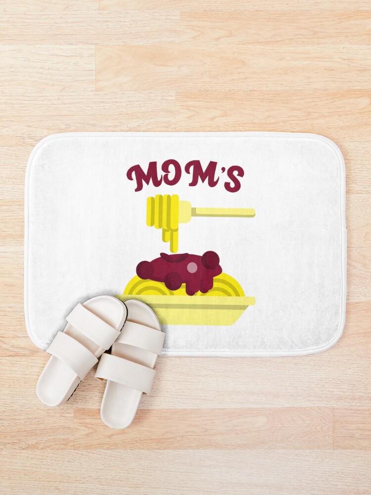 Thumbnail 1 of 6, Bath Mat, Mom's Spaghetti designed and sold by Studio-Sy.