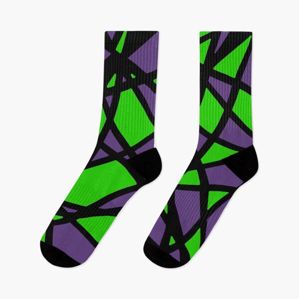 Item preview, Black Lines Create Irregular Shapes Green Accent Abstract designed and sold by taiche.