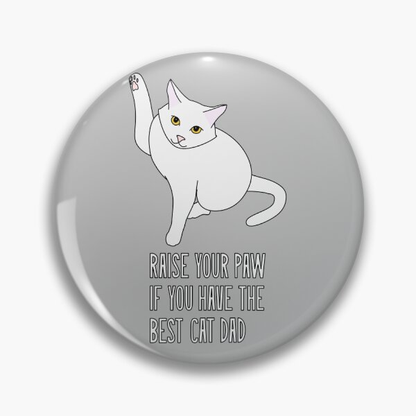 Item preview, Dad of White Cat designed and sold by Psuchemay.