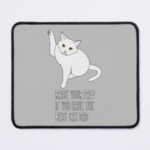 Item preview, Dad of White Cat designed and sold by Psuchemay.