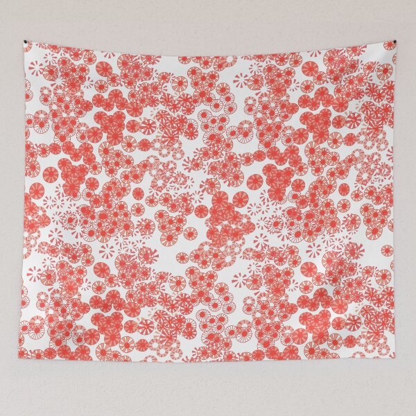 Artikelvorschau, Peppermint in Wreath - Organisches Starburst-Blob-Dot-Rad-Muster entworfen und verkauft von wildhunt.