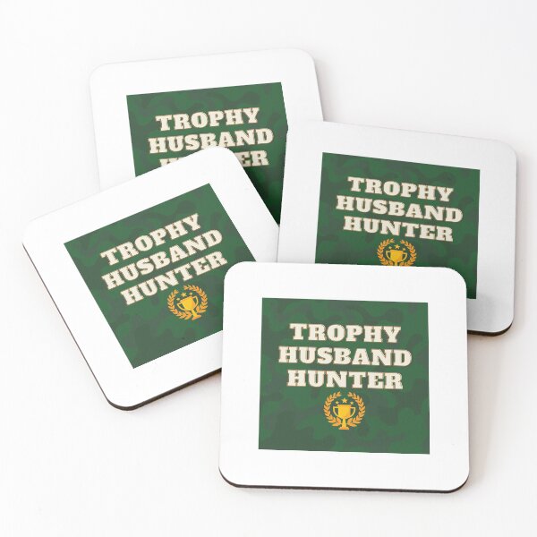 Item preview, Trophy Husband Hunter Square designed and sold by hyperfocusrach.