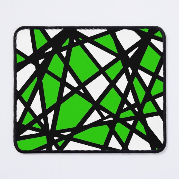 Item preview, Black Lines Green Accent And White Background Abstract designed and sold by taiche.