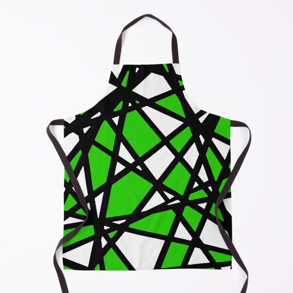 Item preview, Black Lines Green Accent And White Background Abstract designed and sold by taiche.