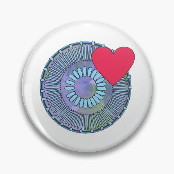 Item preview, Diatom - Discostella (purple) designed and sold by DiatomsATTACK.