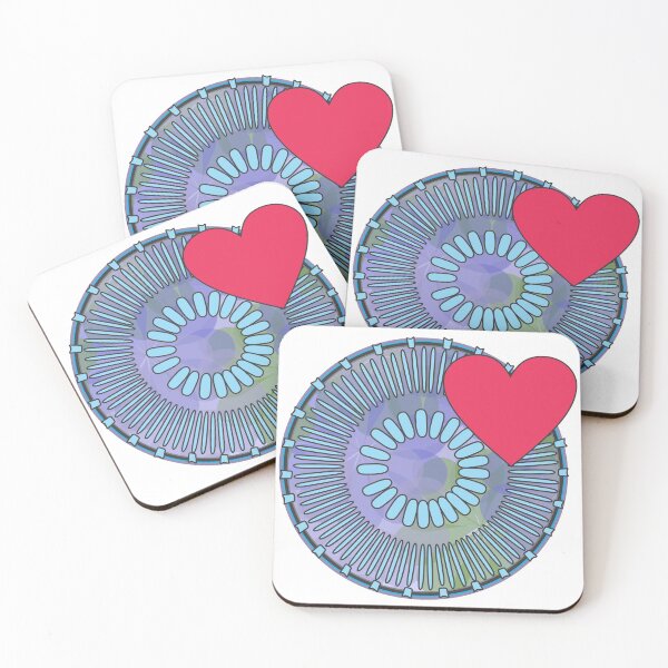 Item preview, Diatom - Discostella (purple) designed and sold by DiatomsATTACK.
