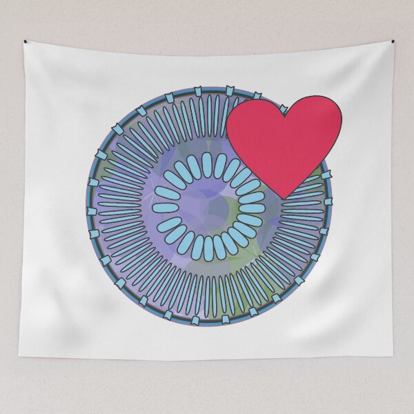 Item preview, Diatom - Discostella (purple) designed and sold by DiatomsATTACK.