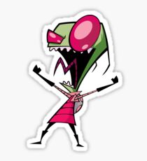 Invader Zim Sticker