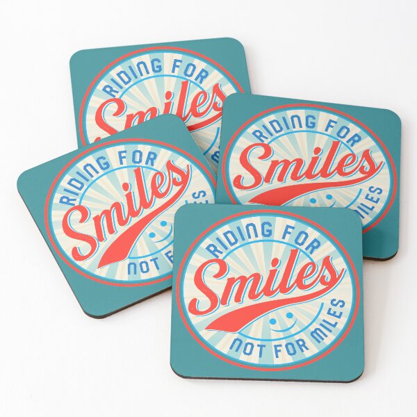 Item preview, Rding For Smiles Not For Miles Cycling Graphic Quotes designed and sold by introversation.