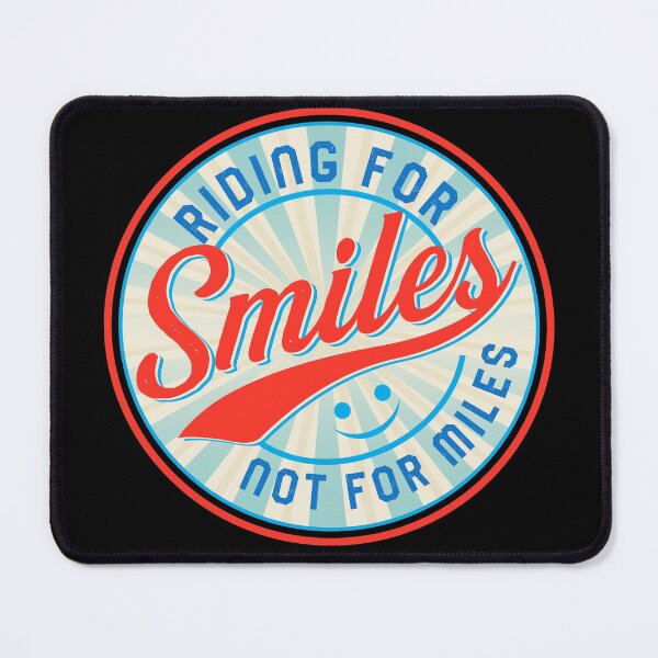 Item preview, Rding For Smiles Not For Miles Cycling Graphic Quotes designed and sold by introversation.