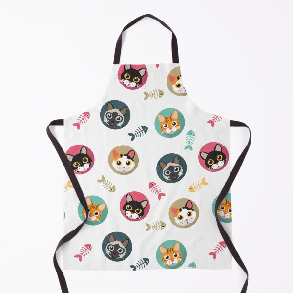 Item preview, Cat And Fishbone Pattern designed and sold by Huynhdesign.