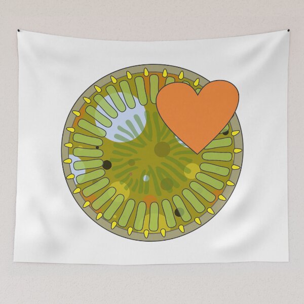 Item preview, Diatom - Cyclotella (green) designed and sold by DiatomsATTACK.