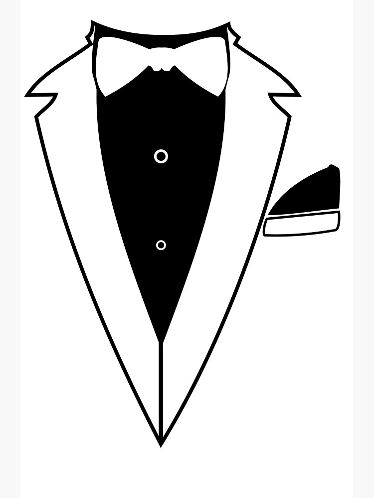 Tuxedo t shirt clearance clipart