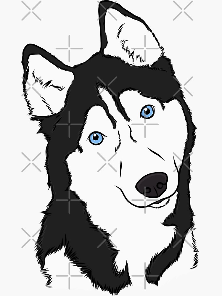 Gray And White Puppy Gifts Merchandise Redbubble - giant furry husky roblox