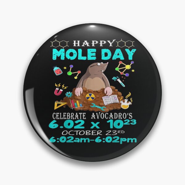Item preview, Happy Mole Day October 23rd Funny Chemistry Science T-Shirt designed and sold by Dieter-Marshall.