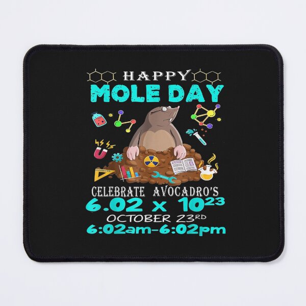 Item preview, Happy Mole Day October 23rd Funny Chemistry Science T-Shirt designed and sold by Dieter-Marshall.