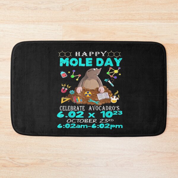 Item preview, Happy Mole Day October 23rd Funny Chemistry Science T-Shirt designed and sold by Dieter-Marshall.