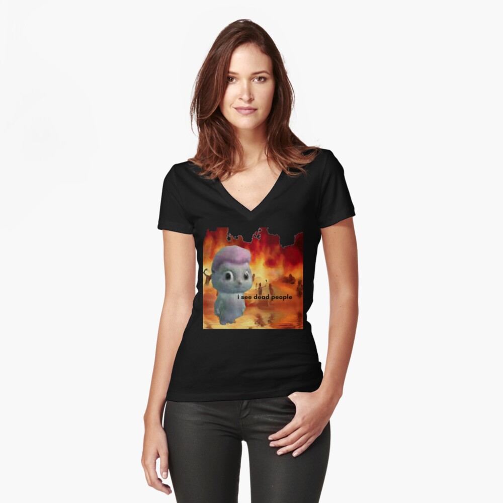 Artikel-Vorschau von Tailliertes T-Shirt mit V-Ausschnitt, designt und verkauft von MANDY-DSN.