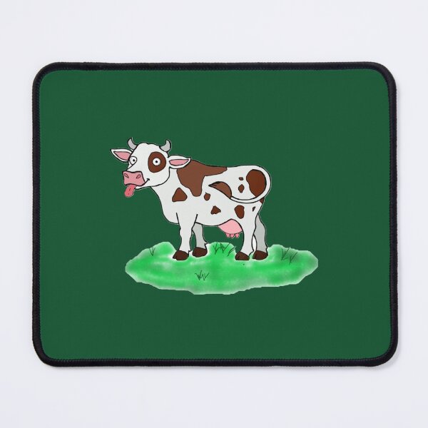 Item preview, Cute Happy Brown Spotted Cow - Bibble Babble Farm Animals designed and sold by MANDY-DSN.