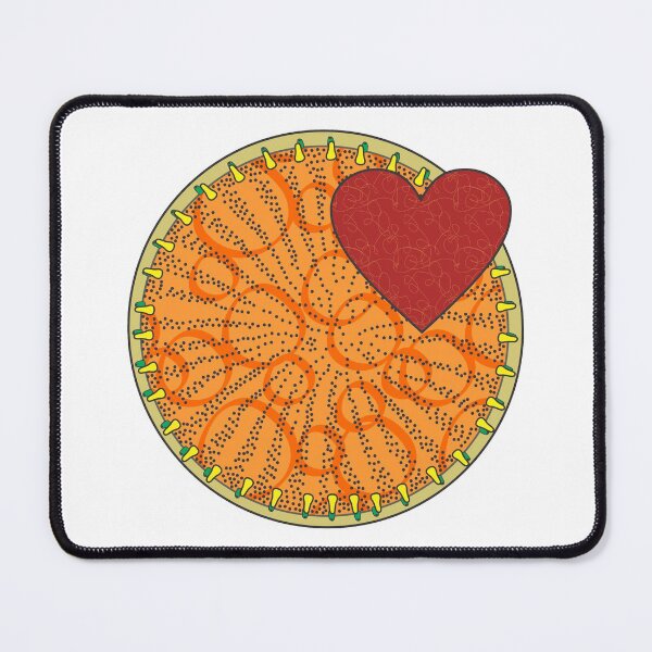 Item preview, Diatom - Stephanodiscus (orange) designed and sold by DiatomsATTACK.