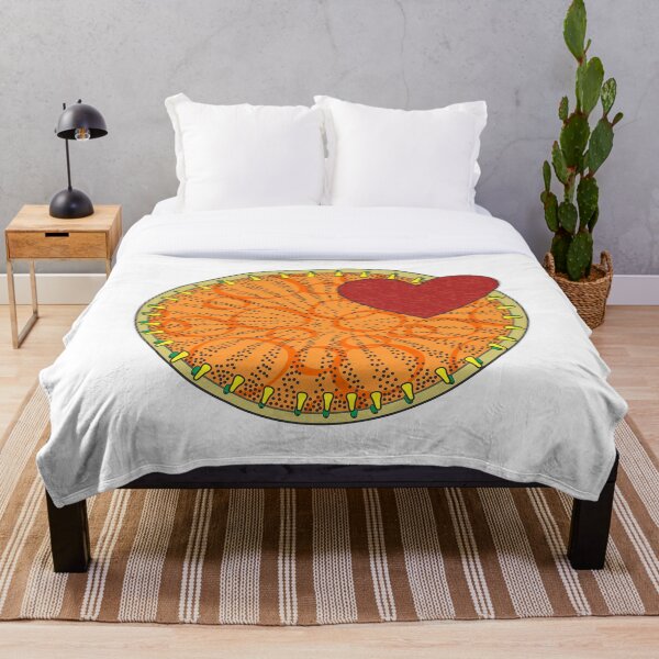 Item preview, Diatomea - Stephanodiscus (naranja) designed and sold by DiatomsATTACK.