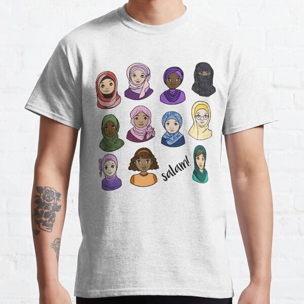 Original Muslim Me Hijabi Cartoons Classic T-Shirt