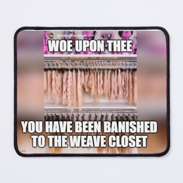 Item preview, banished to the weave closet designed and sold by milkymintshoppe.