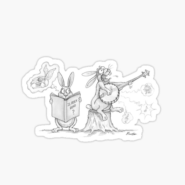 Is Rock Dead ? Sticker