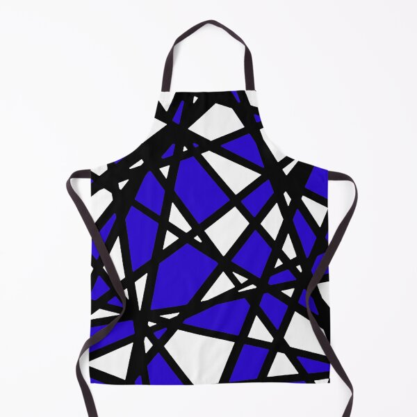 Item preview, Black Lines Blue Accent And White Background Abstract designed and sold by taiche.