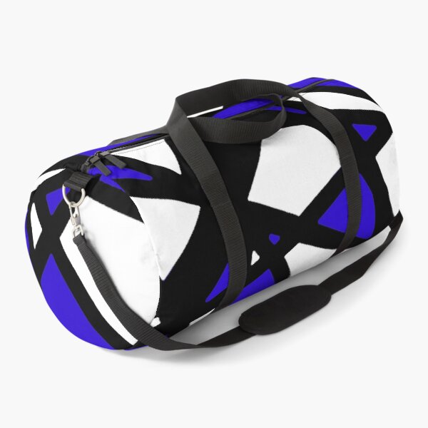 Item preview, Black Lines Blue Accent And White Background Abstract designed and sold by taiche.
