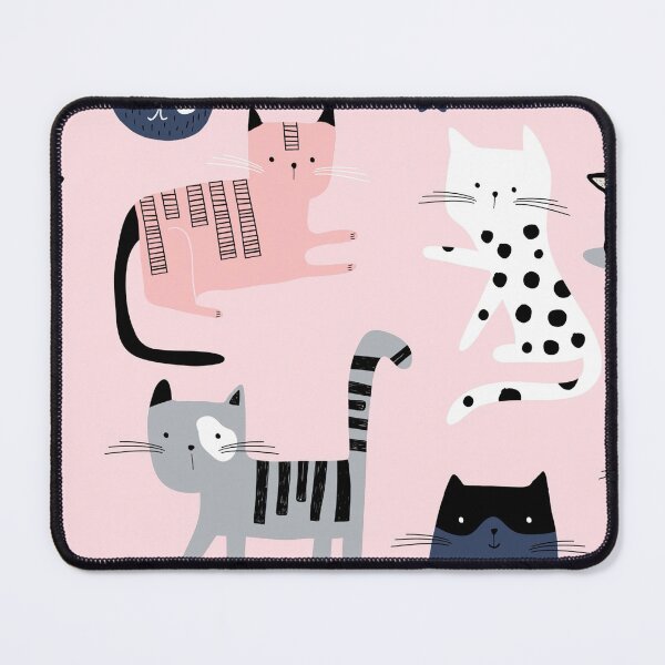 Aperçu de l'œuvre Motif Pastel Chat créée et vendue par Huynhdesign.