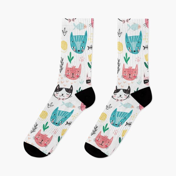 Item preview, Childlish Cat Pattern designed and sold by Huynhdesign.