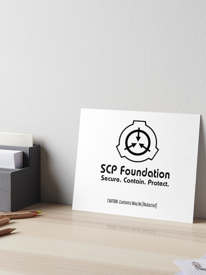 SCP Foundation: Secure | Contain | Protect | Art Board Print