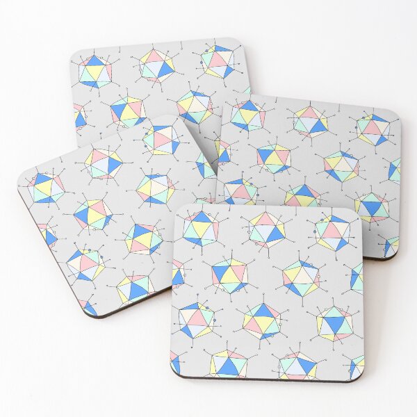 Item preview, Cute Adenoviruses on Grey designed and sold by fogoosherie.