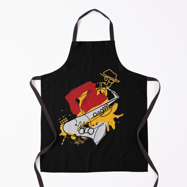 Item preview, Saxophonist with a Hat on Black Background, Saxophone Player, Saxophonist, Saxophone Lover, Jazz Musician designed and sold by graphic-genie.