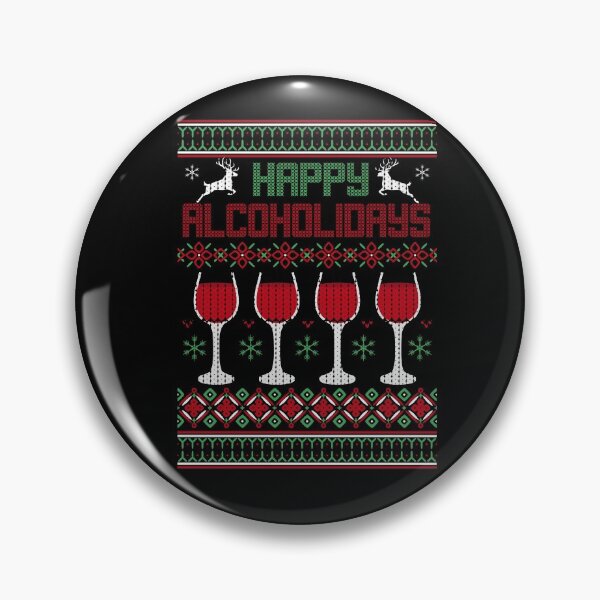 Item preview, Happy Alcoholidays Ugly Christmas Sweate designed and sold by angelusdark.
