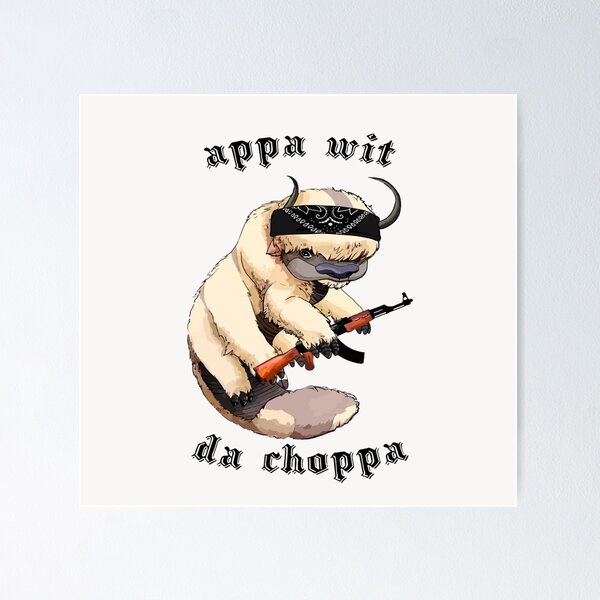 Item preview, Appa With A Choppa Tapestry designed and sold by karangjaheArt.