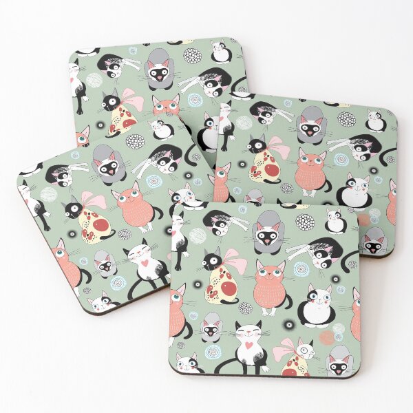 Item preview, Funny Cat Pattern  designed and sold by Huynhdesign.
