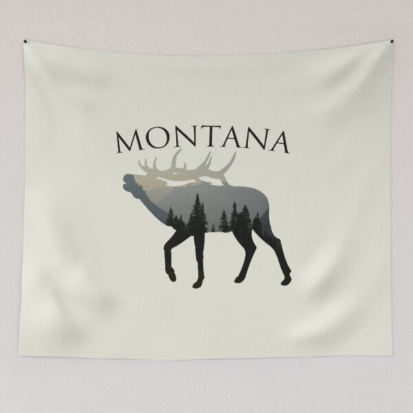 Item preview, Montana- Elk Design designed and sold by Whisperingpeaks.