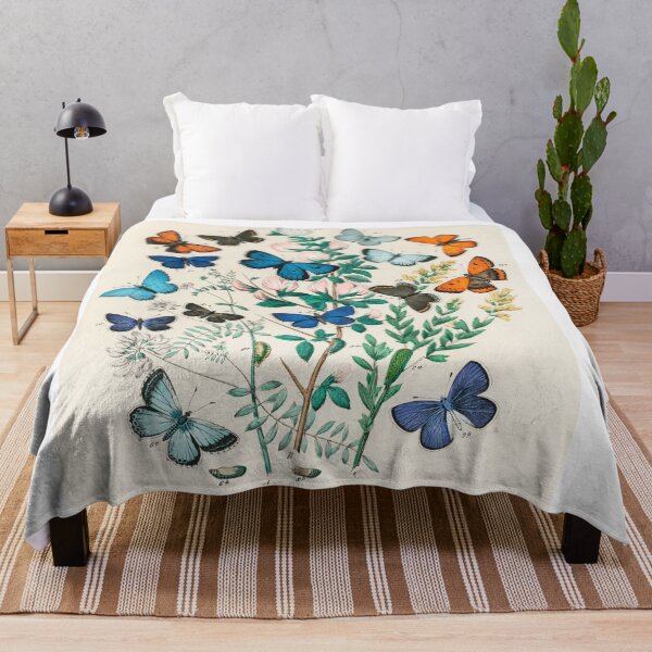 Item preview, Blue and Orange Butterfly Bush designed and sold by Jaydee001.