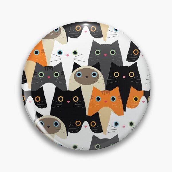 Item preview, Multicolor Cat Pattern designed and sold by Huynhdesign.
