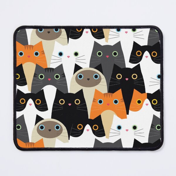 Item preview, Multicolor Cat Pattern designed and sold by Huynhdesign.