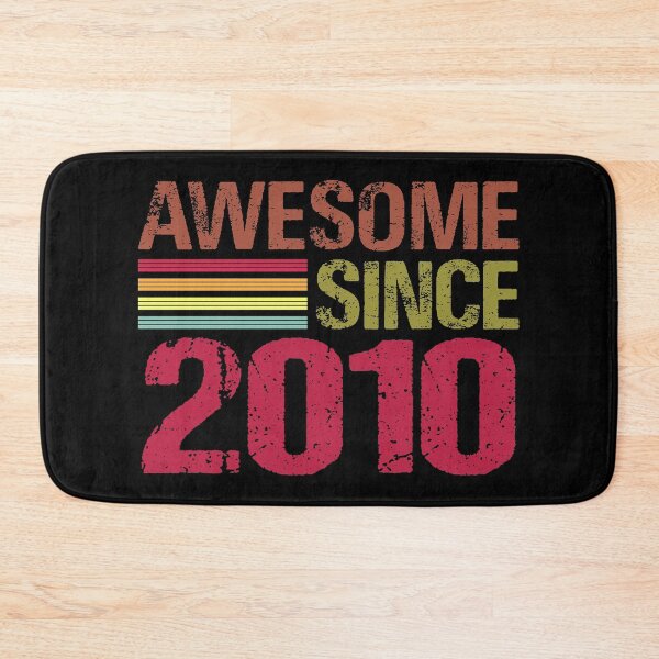 Item preview, Awesome Since 2010 Retro Vintage 11st Birthday Gift designed and sold by designbychow.