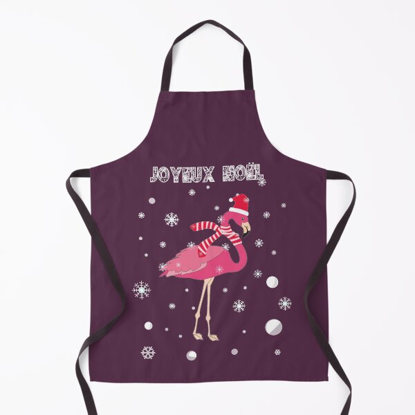 Aperçu de l'œuvre Flamand rose joyeux Noël Français créée et vendue par Astralia.